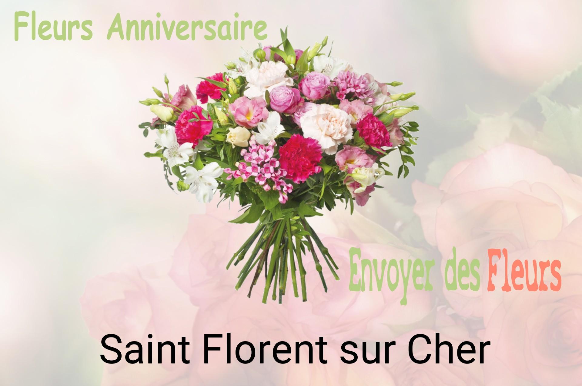 Bouquet de fleurs d’anniversaire livré à Saint-Florent-sur-Cher